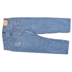 Levi's Men's Size 40x30 in Straight Regular 505 Regular Fit Blue Cotton Blend Je